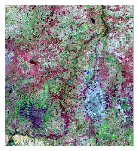 Landsat ETM: February 18, 2002